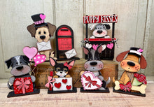 Load image into Gallery viewer, Valentine Dogs  - Unpainted &amp; Unassembled