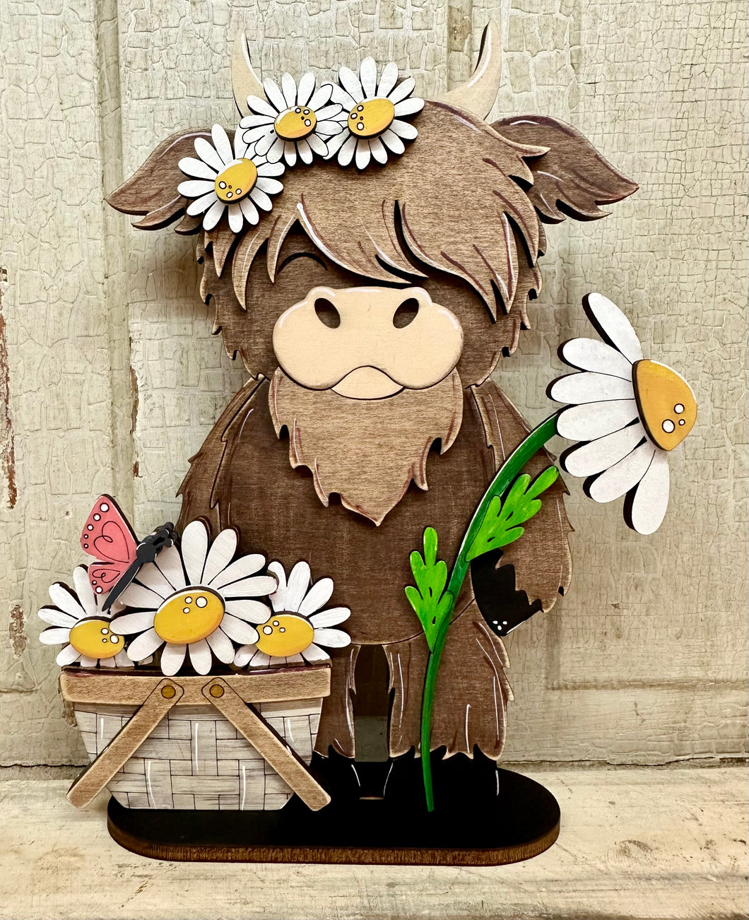 Daisy Highland Cow - Unpainted