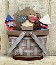 Load image into Gallery viewer, Summer, 4th of July &amp; Cinco De Mayo  TINY Basket Inserts - Unpainted