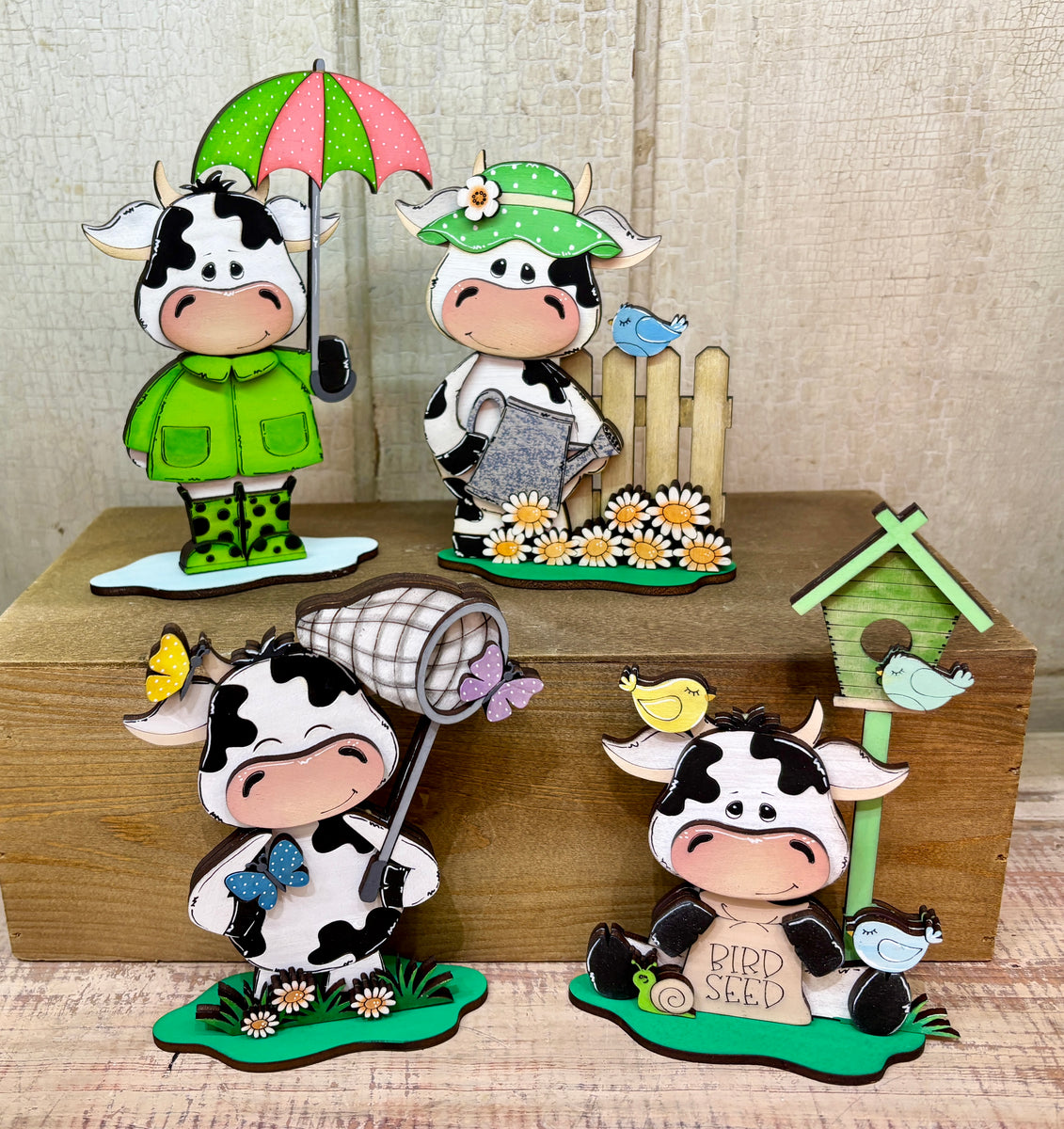 Spring Dairy Cows - Unpainted & Unassembled – Elderberry Place