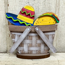 Load image into Gallery viewer, Summer, 4th of July &amp; Cinco De Mayo  TINY Basket Inserts - Unpainted