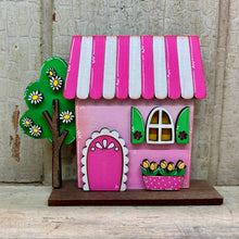 Load image into Gallery viewer, Flower Houses  - Unpainted &amp; Unassembled