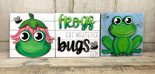 Interchangeable Spring Frog Inserts for Ladder or Frames - Unpainted