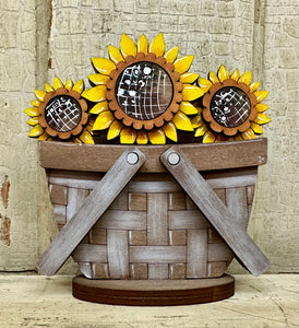 Fall, Halloween & Thanksgiving TINY Basket Inserts - Unpainted