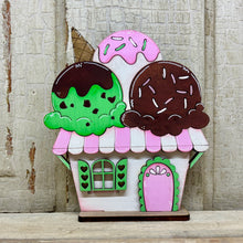 Load image into Gallery viewer, Ice Cream Houses  - Unpainted &amp; Unassembled