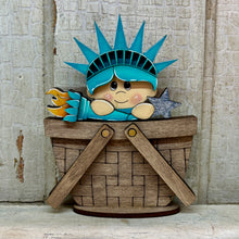 Load image into Gallery viewer, 5 New Tiny Basket Inserts  - Unpainted &amp; Unassembled