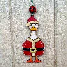 Load image into Gallery viewer, Christmas Goose Ornaments - Unpainted &amp; Unassembled