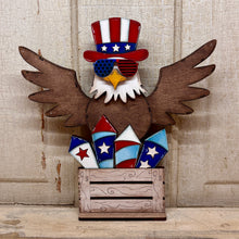 Load image into Gallery viewer, 4th of July Patriotic Bald Eagles - 2 Designs - Unpainted &amp; Unassembled