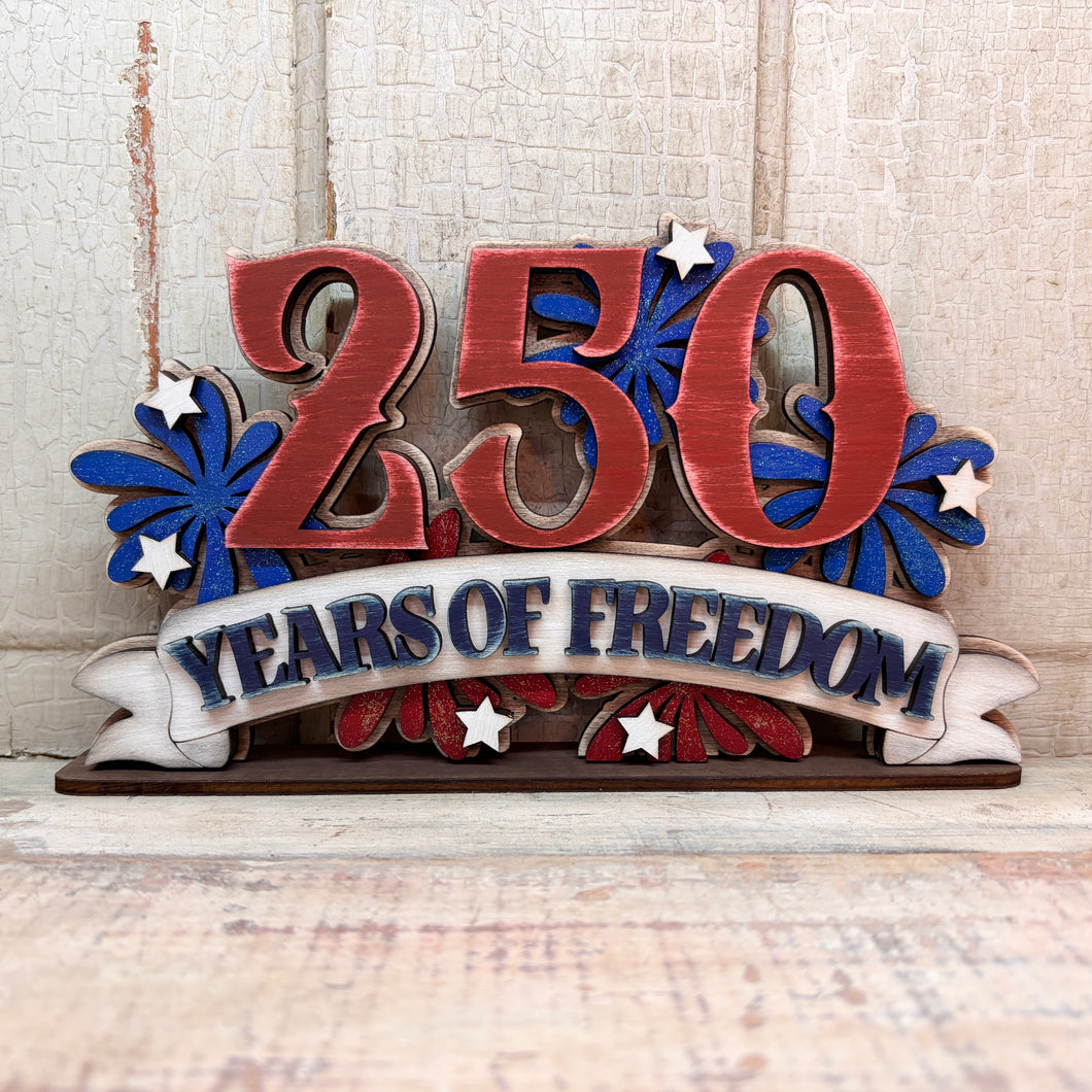 250 Years of Freedom Shelf Sitter - Unpainted & Unassembled