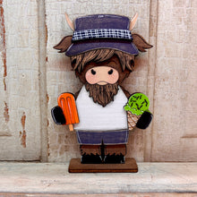 Load image into Gallery viewer, Summer Highland Cows  - Unpainted &amp; Unassembled
