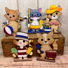 Load image into Gallery viewer, Summer Cats - Unpainted &amp; Unassembled