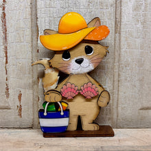 Load image into Gallery viewer, Summer Cats - Unpainted &amp; Unassembled