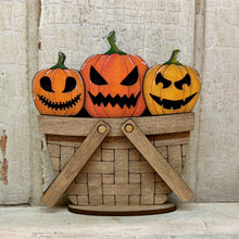 Load image into Gallery viewer, Fall, Halloween &amp; Thanksgiving TINY Basket Inserts - Unpainted - 30 Designs