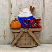 Load image into Gallery viewer, Fall, Halloween &amp; Thanksgiving TINY Basket Inserts - Unpainted - 30 Designs