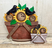 Load image into Gallery viewer, Fall, Halloween &amp; Thanksgiving TINY Basket Inserts - Unpainted