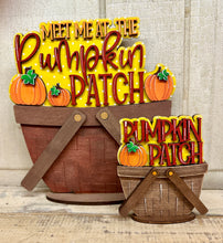 Load image into Gallery viewer, Fall, Halloween &amp; Thanksgiving TINY Basket Inserts - Unpainted