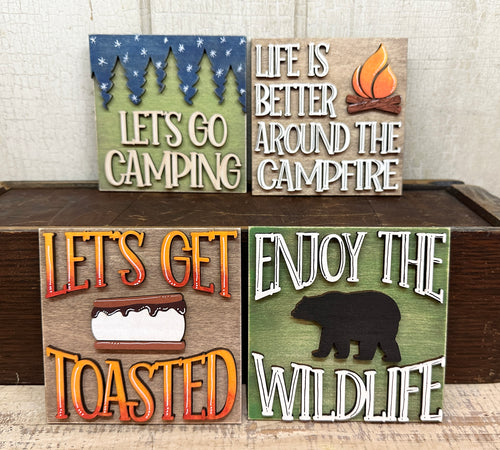 Camping Inserts for Ladder or Frames - Unpainted