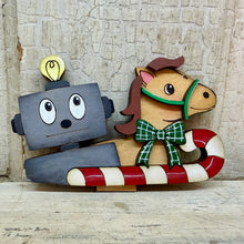 Load image into Gallery viewer, Tiny Santa Boots for the Tiny Basket Inserts  - Unpainted &amp; Unassembled