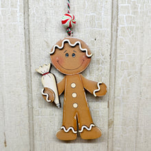 Load image into Gallery viewer, Baking Gingerbread Ornaments - Unpainted &amp; Unassembled
