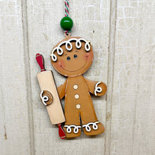 Load image into Gallery viewer, Baking Gingerbread Ornaments - Unpainted &amp; Unassembled