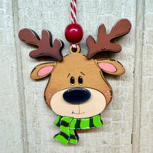 Load image into Gallery viewer, Reindeer Ornaments - Unpainted &amp; Unassembled