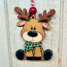 Load image into Gallery viewer, Reindeer Ornaments - Unpainted &amp; Unassembled