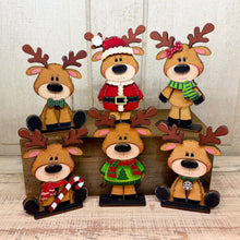 Load image into Gallery viewer, Christmas Reindeer - Unpainted &amp; Unassembled