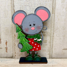 Load image into Gallery viewer, Christmas Mice - Unpainted &amp; Unassembled