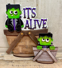Load image into Gallery viewer, Fall, Halloween &amp; Thanksgiving TINY Basket Inserts - Unpainted