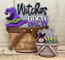 Load image into Gallery viewer, Fall, Halloween &amp; Thanksgiving TINY Basket Inserts - Unpainted