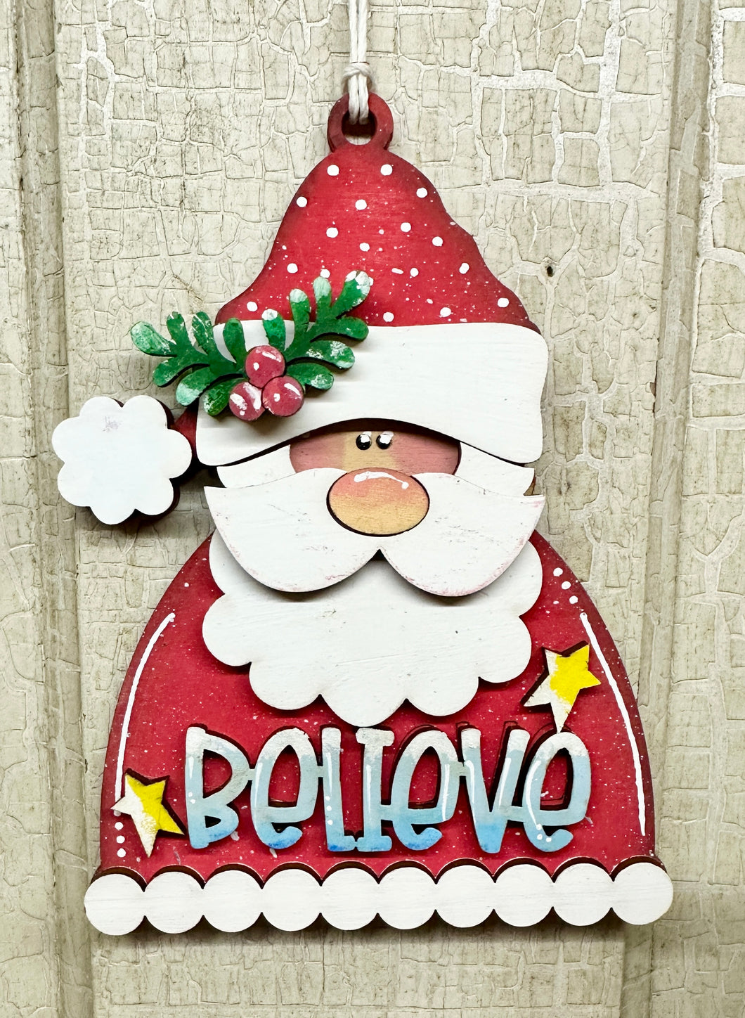 Believe Santa Ornament - DIY