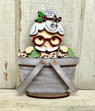 Load image into Gallery viewer, Christmas, Winter &amp; New Year TINY Basket Inserts - Unpainted