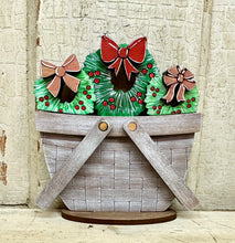 Load image into Gallery viewer, Christmas, Winter &amp; New Year TINY Basket Inserts - Unpainted