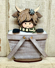 Load image into Gallery viewer, Christmas, Winter &amp; New Year TINY Basket Inserts - Unpainted