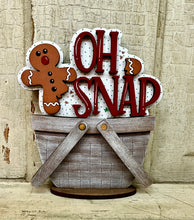 Load image into Gallery viewer, Christmas, Winter &amp; New Year TINY Basket Inserts - Unpainted