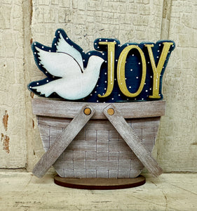 Christmas, Winter & New Year TINY Basket Inserts - Unpainted
