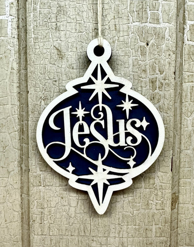 Jesus Ornament - Unpainted