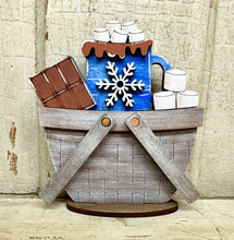Load image into Gallery viewer, Christmas, Winter &amp; New Year TINY Basket Inserts - Unpainted