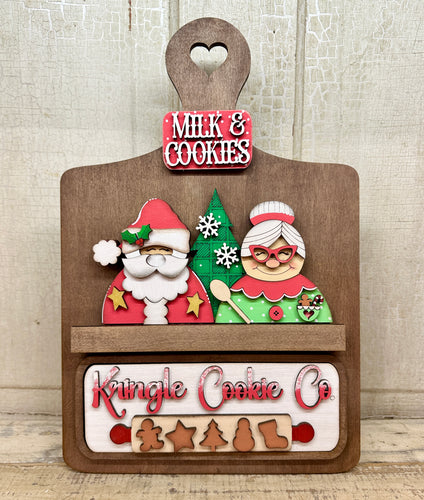 Kringle Cookie Co Insert - Unpainted -  for Truck or Bread Board (Truck, Bread Board or Door Hanger - NOT included, sold separately)