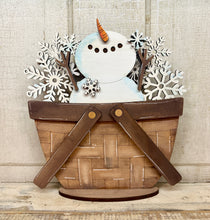 Load image into Gallery viewer, Christmas, Winter &amp; New Year TINY Basket Inserts - Unpainted
