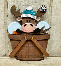 Load image into Gallery viewer, Christmas, Winter &amp; New Year TINY Basket Inserts - Unpainted