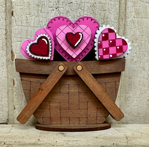 Valentine & St. Patrick's Day TINY Basket Inserts - Unpainted