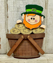 Load image into Gallery viewer, Valentine &amp; St. Patrick's Day TINY Basket Inserts - Unpainted - 18 Designs