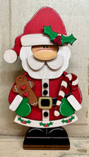 Load image into Gallery viewer, Mrs. Claus with Cookies &amp; Santa Shelf Sitters  - DIY