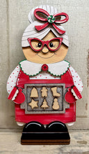Load image into Gallery viewer, Mrs. Claus with Cookies &amp; Santa Shelf Sitters  - DIY
