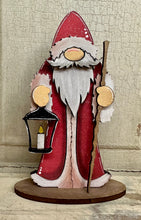 Load image into Gallery viewer, 2 Sided Vintage Santa Shelf Sitter (With or Without Tree) - DIY