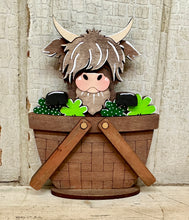 Load image into Gallery viewer, Valentine &amp; St. Patrick&#39;s Day TINY Basket Inserts - Unpainted