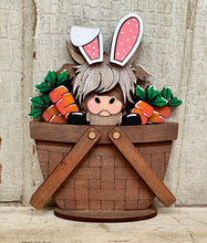 Load image into Gallery viewer, Spring, Easter &amp; Mardi Gras TINY Basket Inserts - Unpainted - 15 Designs