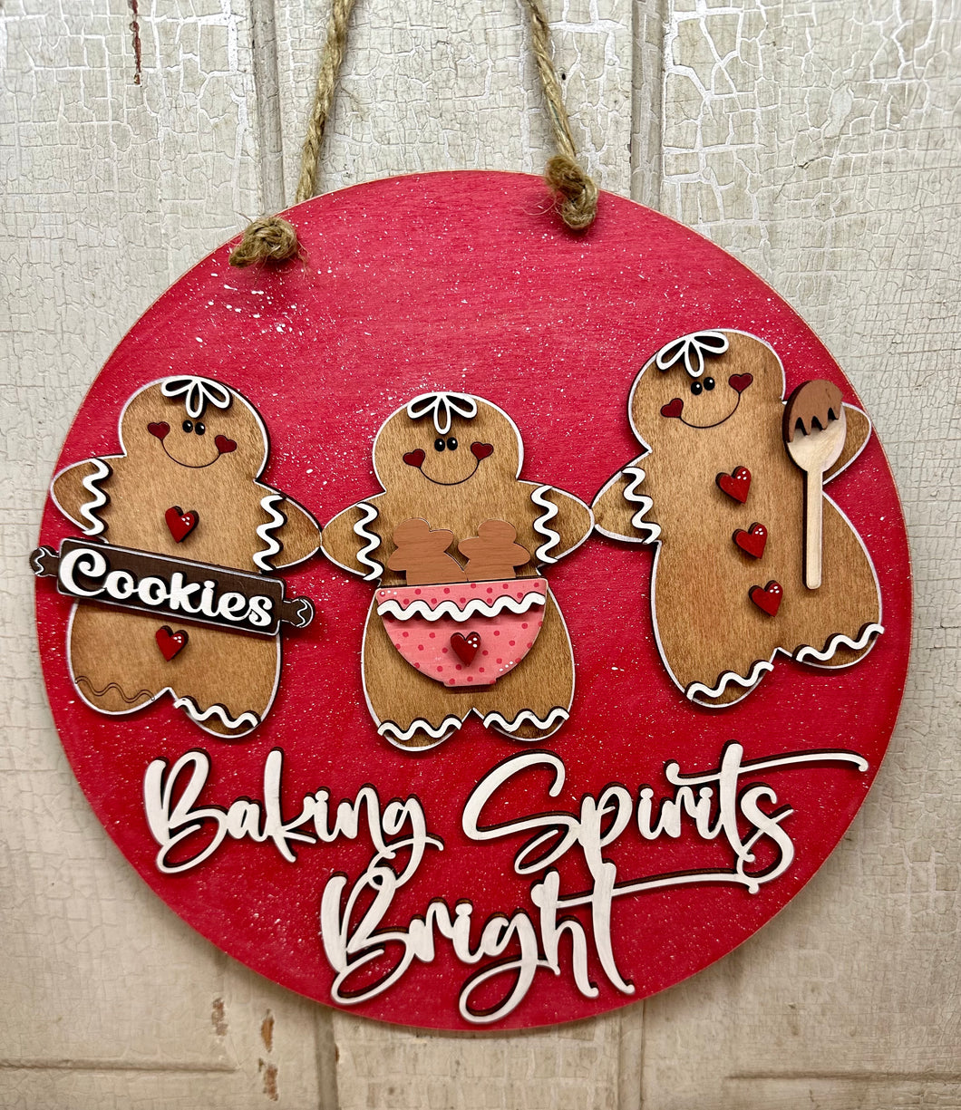 Baking Spirits Bright Door Hanger - DIY