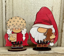 Load image into Gallery viewer, 2 Sided Goodnight Santa &amp; Mrs. Claus Shelf Sitters - DIY